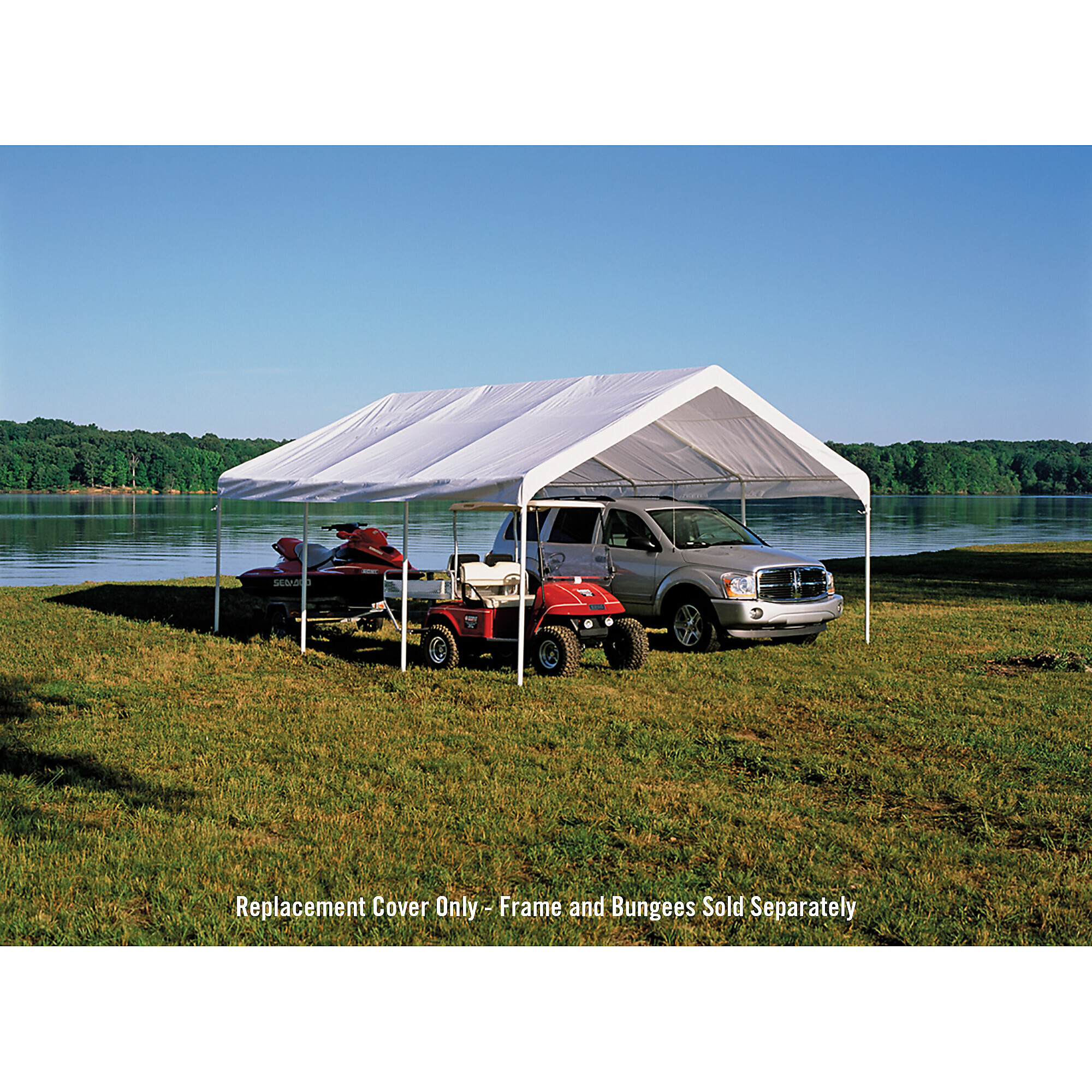 ShelterLogic SuperMax Canopy Replacement Top - 20ft. x 18ft., Polyethylene, Model# 10159